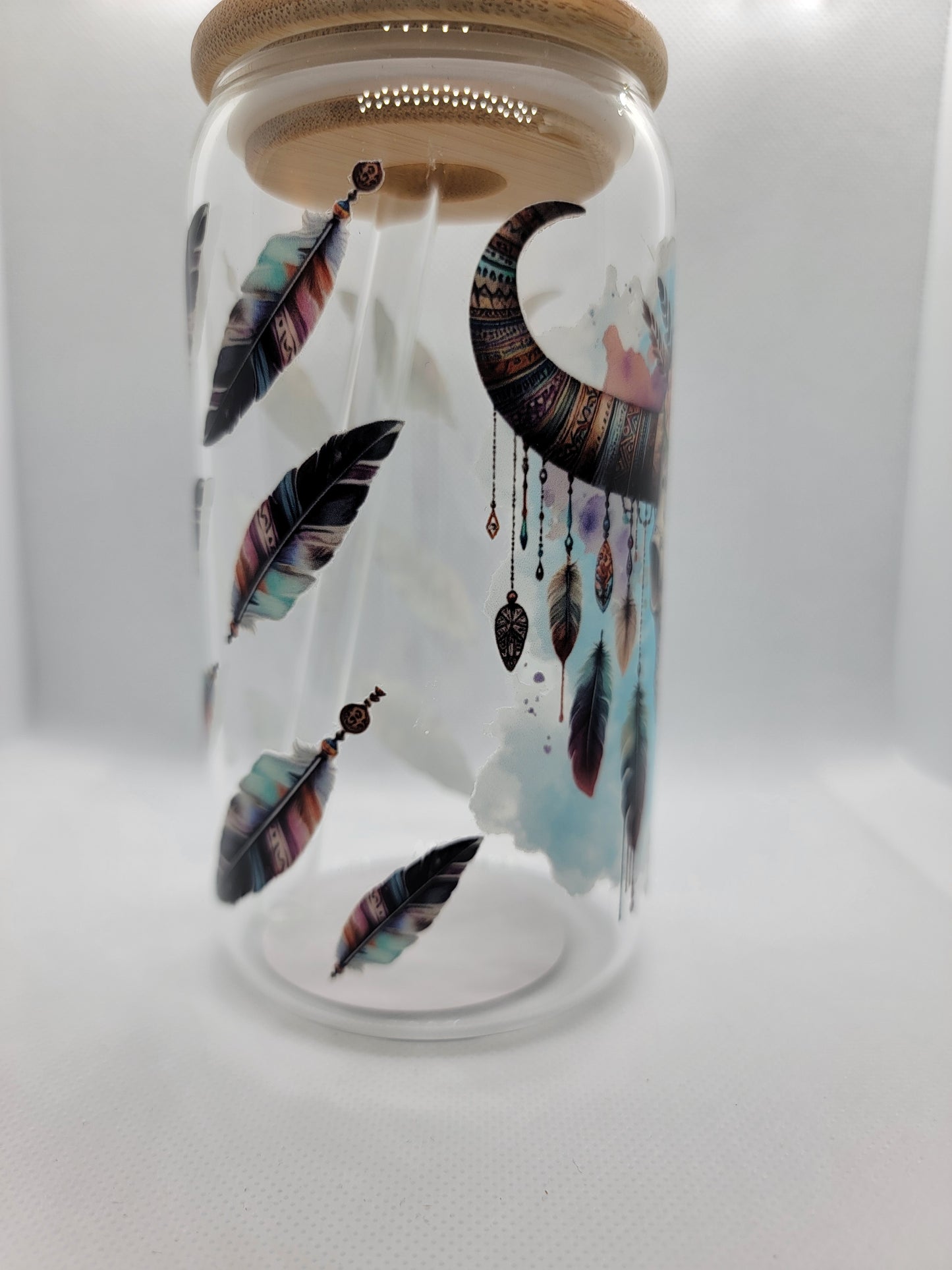 Western Glam Cowskull - Tumbler