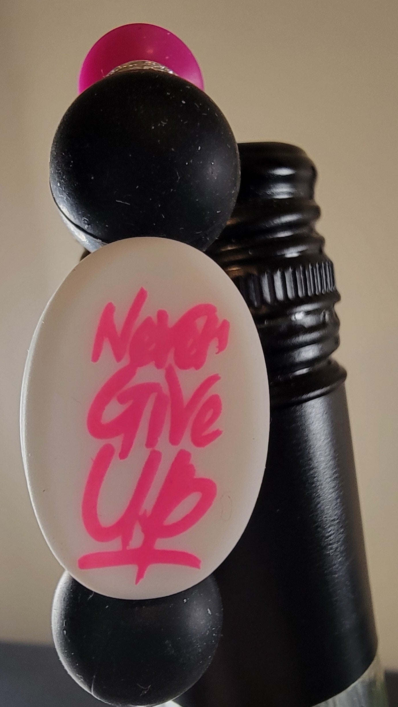 Inspirational 'Never Give Up' Bracelet