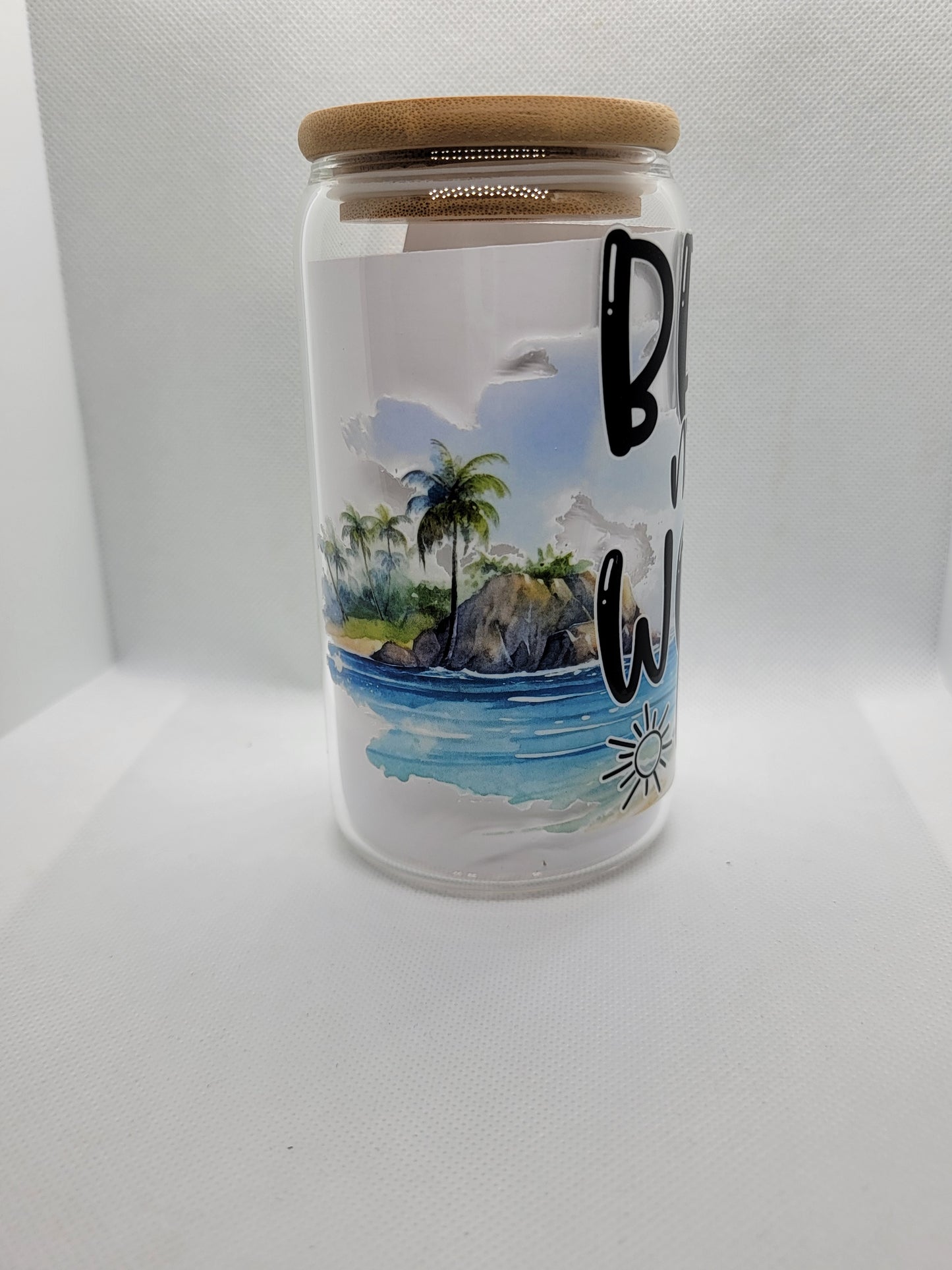 Beach More, Worry Less - Tumbler