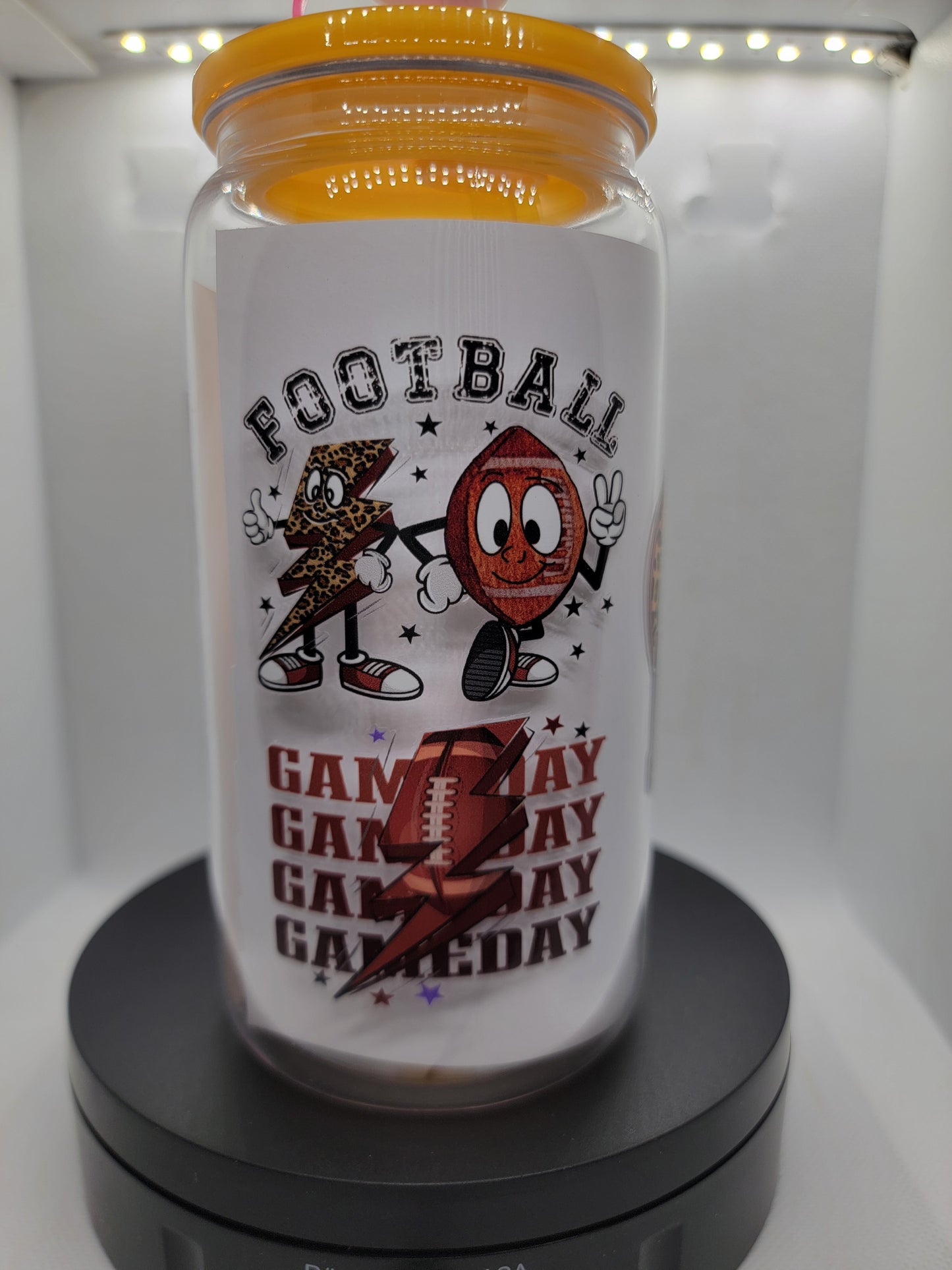 Football Mom 16oz Tumbler