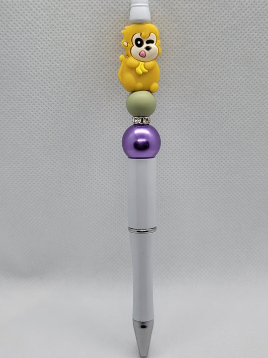 Sweet Monkey Beadable Pen
