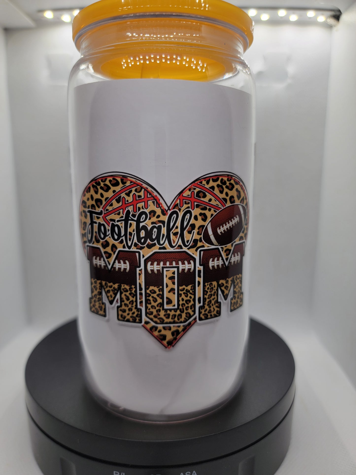 Football Mom 16oz Tumbler