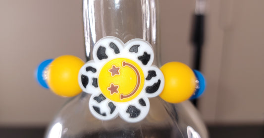 Fun Cow Print Daisy Bracelet