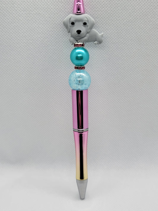 Glam Puppy Beadable Pen