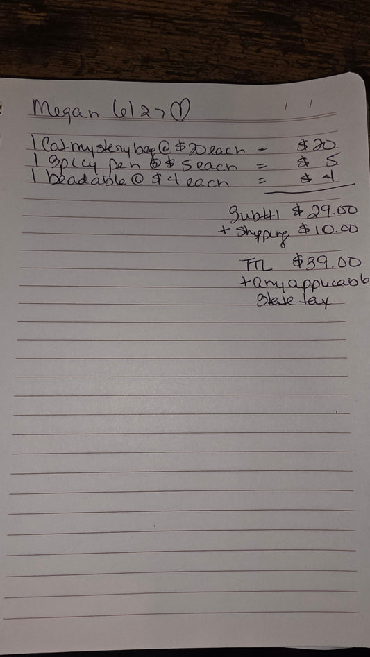 Megan 6/27 Live Claim