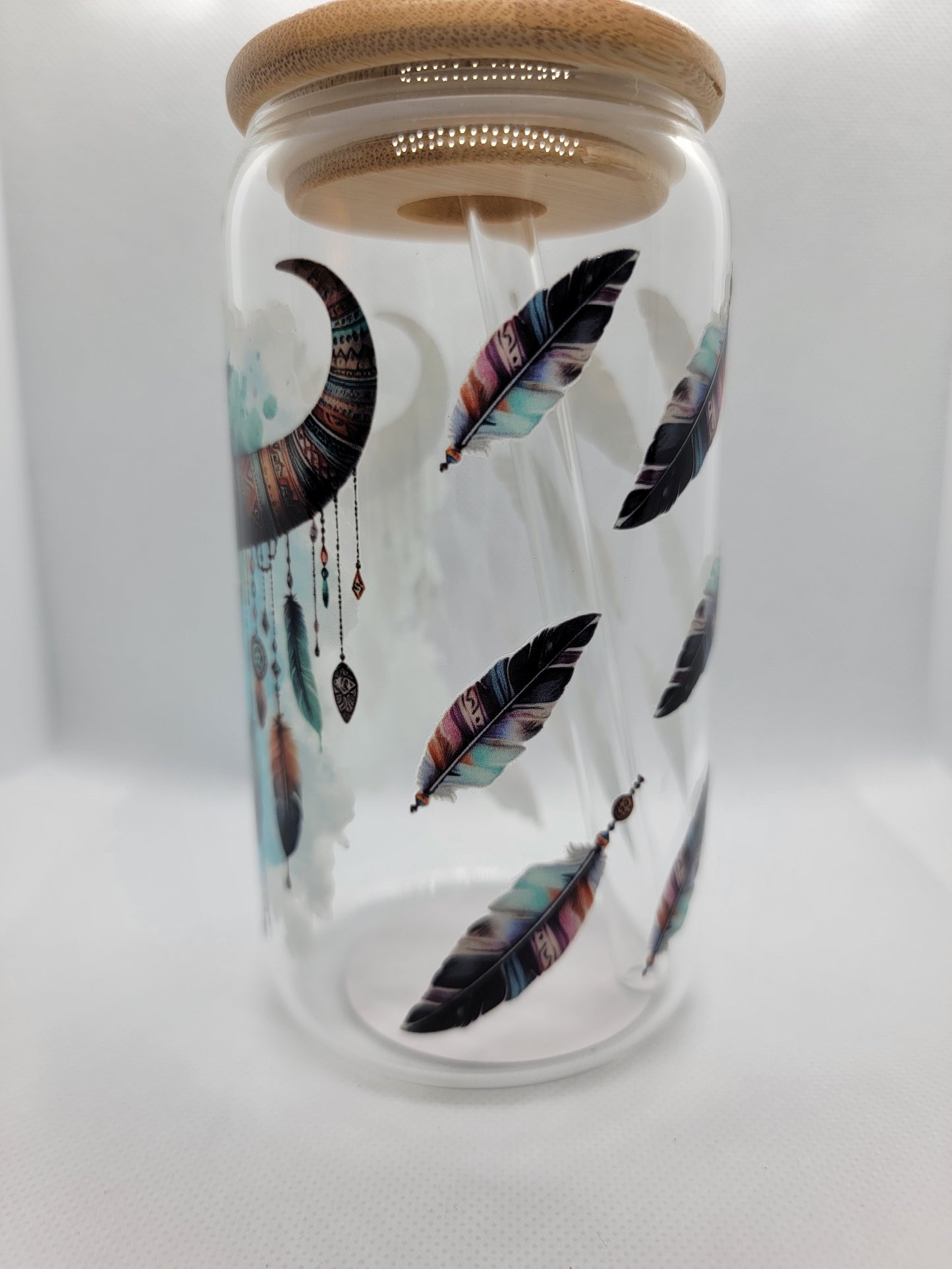 Western Glam Cowskull - Tumbler